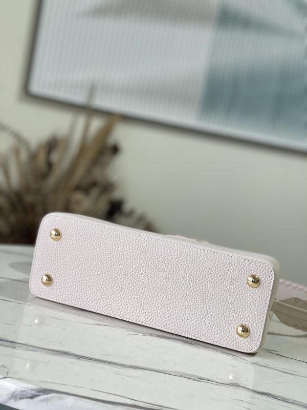 Louis Vuitton Capucines Medium Handbag - White - Image 3