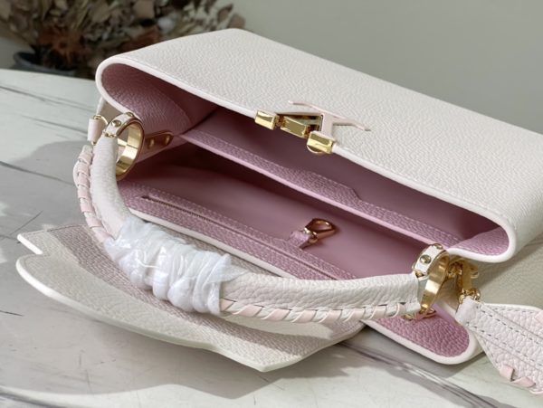 Louis Vuitton Capucines Medium Handbag - White - Image 2