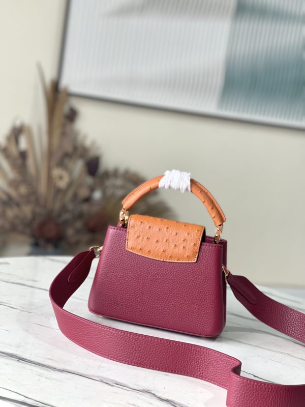 Louis Vuitton Capucines Mini Handbag - Purple - Image 4
