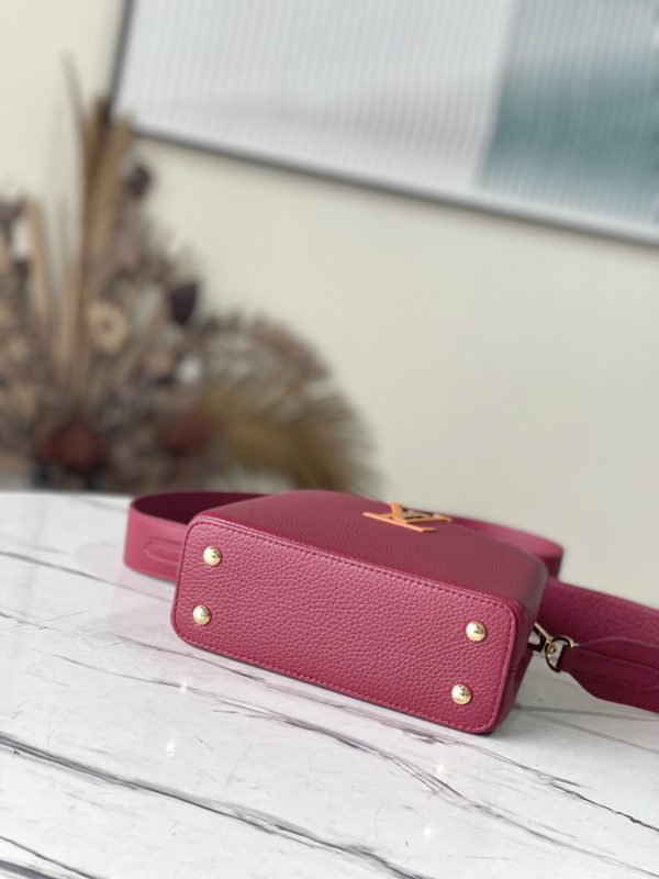Louis Vuitton Capucines Mini Handbag - Purple - Image 3
