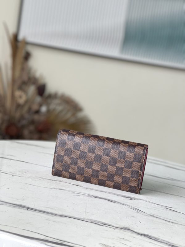 Louis Vuitton Sarah Wallet in Damier Ebene canvas - Image 4