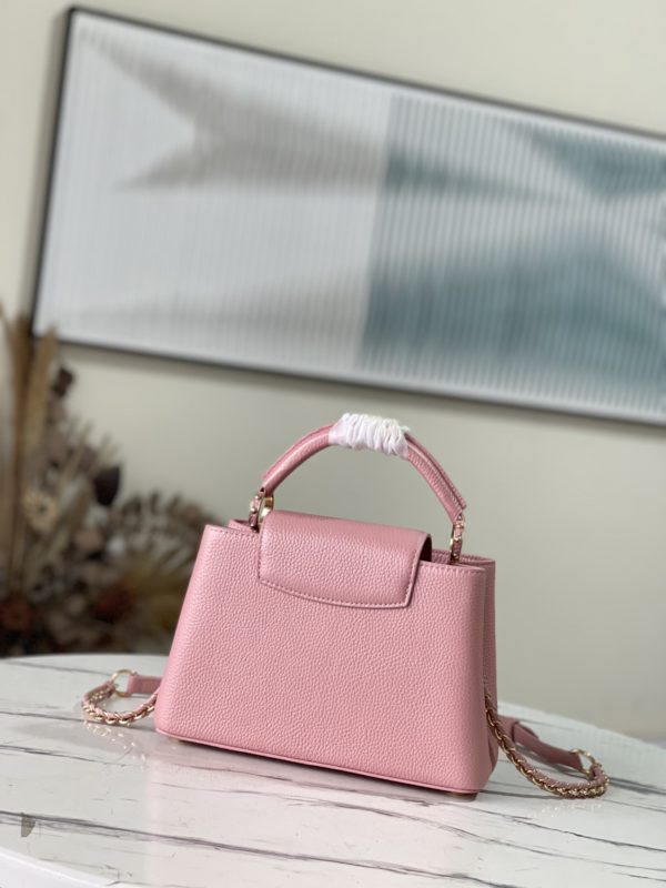 Louis Vuitton Capucines BB Streamer Powder Small Handbag - Image 4