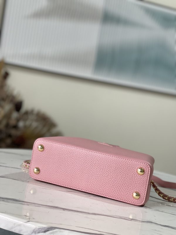 Louis Vuitton Capucines BB Streamer Powder Small Handbag - Image 3