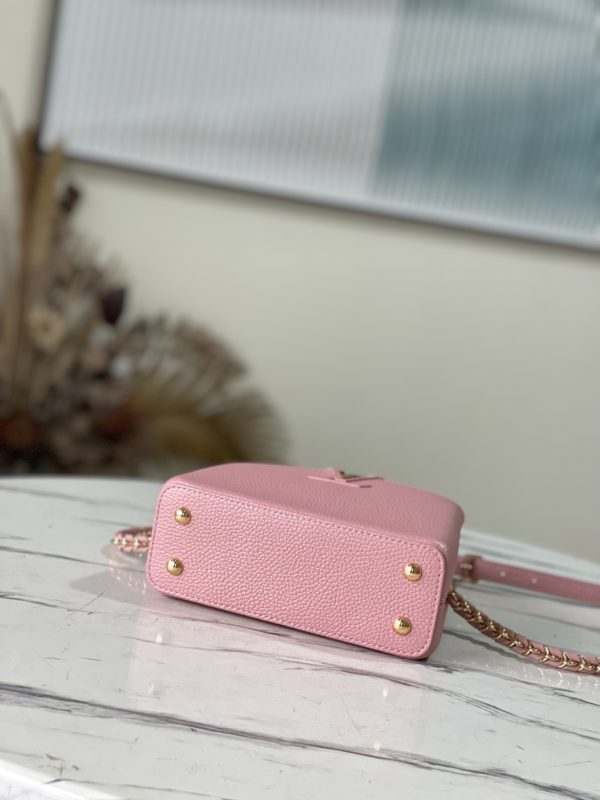 Louis Vuitton Capucines Mini Fluorescent Powder Handbag - Image 3