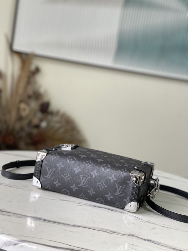 Louis Vuitton Side Trunk PM Handbag - Black - Image 4