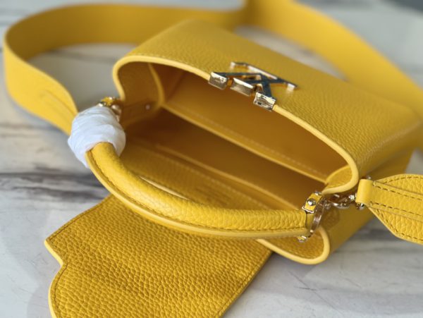 Louis Vuitton Capucines Mini Handbag - Yellow - Image 2