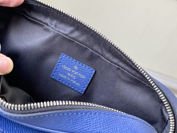 Louis Vuitton Saffiano Outdoor Waist Bag - Blue - Image 4