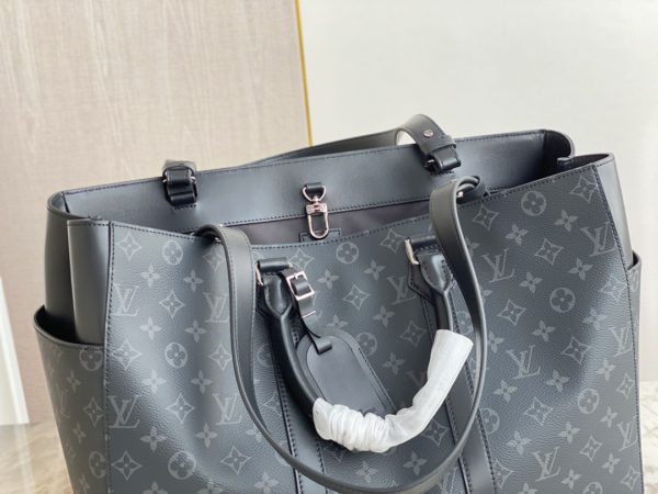 Louis Vuitton Sac Plat Men's Briefcase Handbag - Black - Image 2