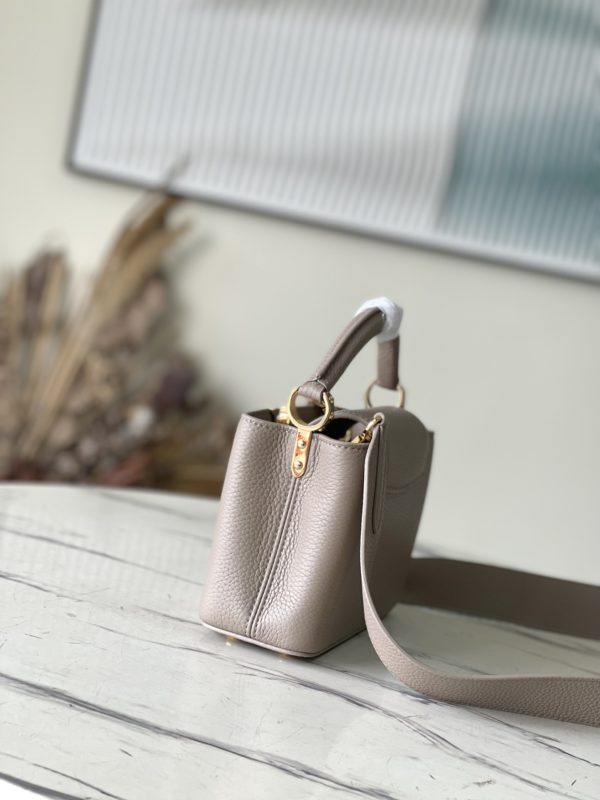 Louis Vuitton Capucines Mini Handbag - Gray - Image 2