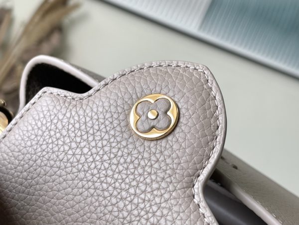 Louis Vuitton Capucines Mini Handbag - Gray - Image 5