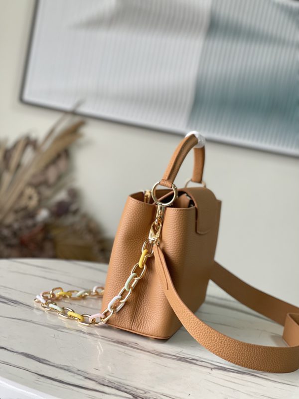 Louis Vuitton Capucines Medium Handbag – Brown - Image 7