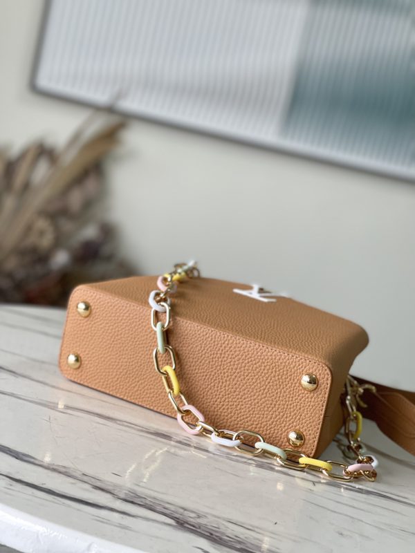 Louis Vuitton Capucines Small Handbag – Brown - Image 3