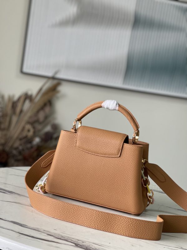 Louis Vuitton Capucines Small Handbag – Brown - Image 4