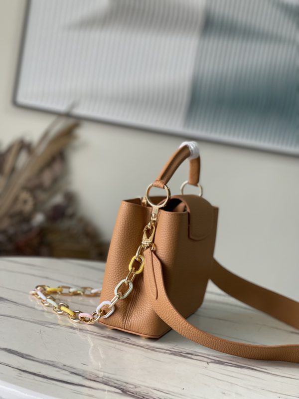 Louis Vuitton Capucines Small Handbag – Brown - Image 2