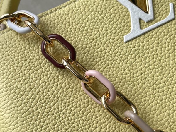 Louis Vuitton Capucines Medium Handbag – Yellow - Image 2