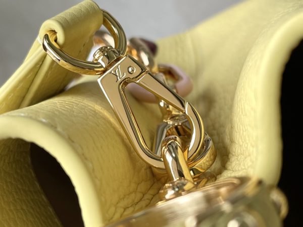 Louis Vuitton Capucines Medium Handbag – Yellow - Image 6
