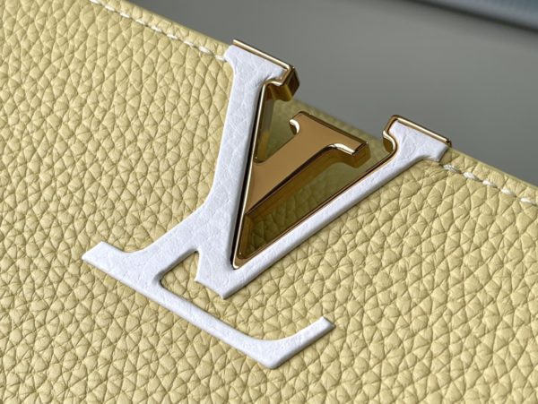 Louis Vuitton Capucines Medium Handbag – Yellow - Image 7