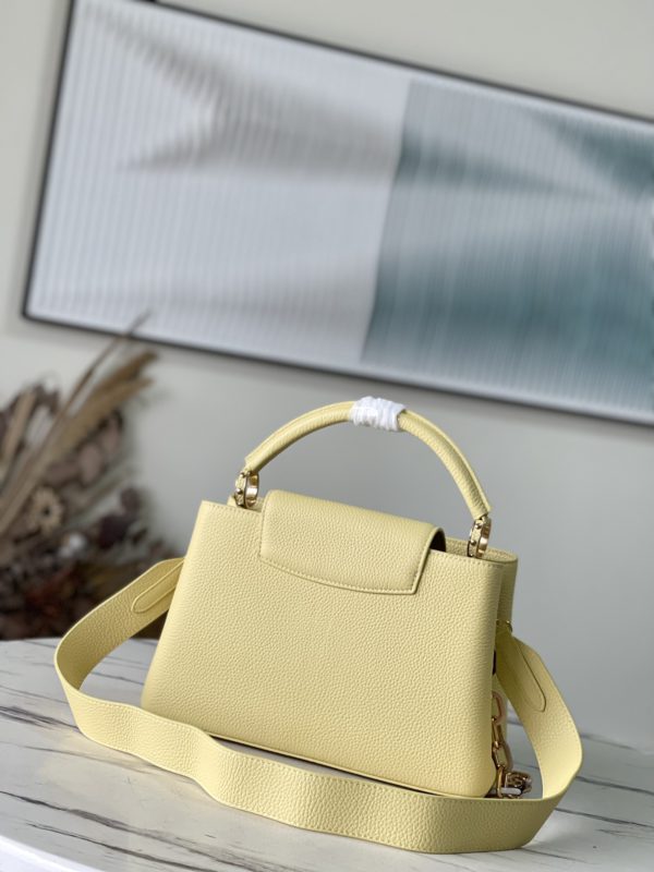 Louis Vuitton Capucines Medium Handbag – Yellow - Image 8