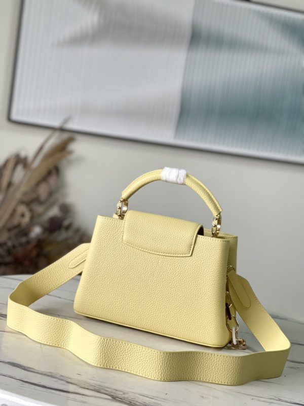 Louis Vuitton Capucines Small Handbag – Yellow - Image 2