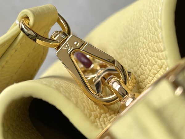 Louis Vuitton Capucines Small Handbag – Yellow - Image 3