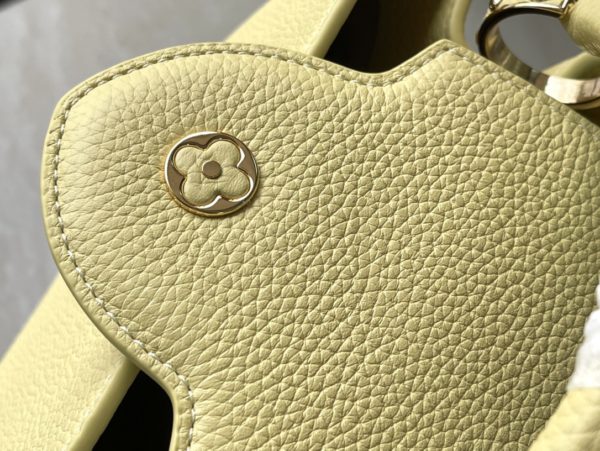 Louis Vuitton Capucines Small Handbag – Yellow - Image 4