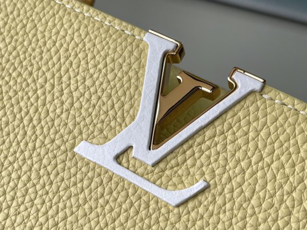 Louis Vuitton Capucines Small Handbag – Yellow - Image 5