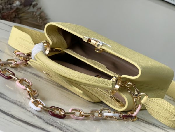 Louis Vuitton Capucines Small Handbag – Yellow - Image 8