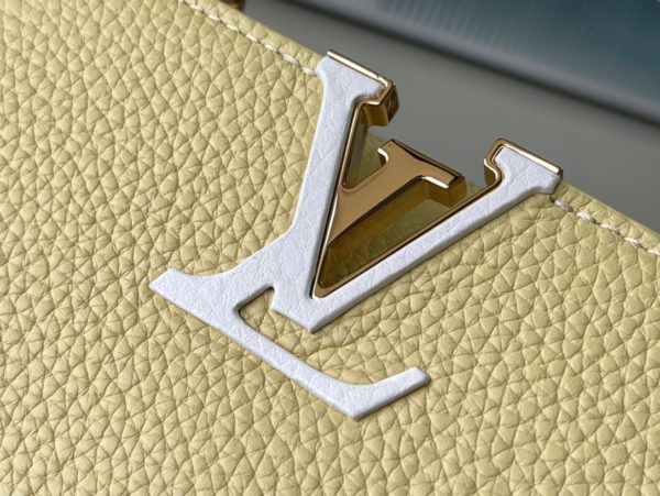 Louis Vuitton Capucines Mini Handbag - Yellow - Image 2