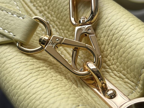 Louis Vuitton Capucines Mini Handbag - Yellow - Image 3
