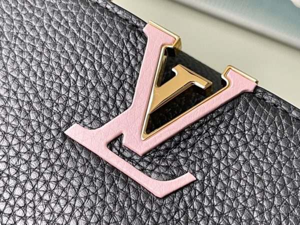 Louis Vuitton Capucines Mini Handbag - Black - Image 7