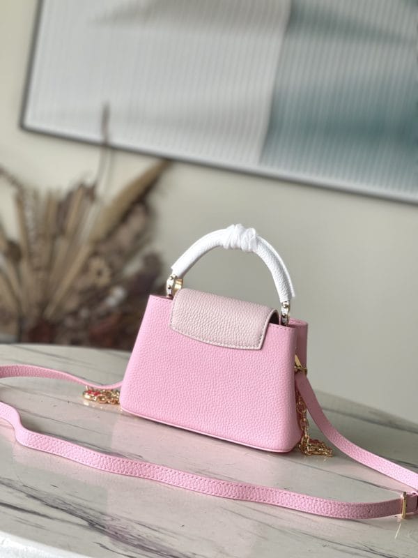 Louis Vuitton Capucines Handbag - Pink - Image 8