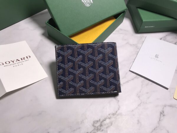 Goyard Hemp Wallet - Dark Blue - Image 5