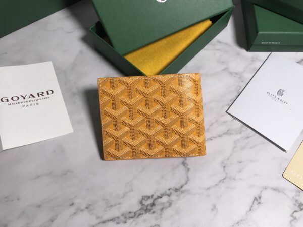 Goyard Hemp Wallet - Musturd - Image 5