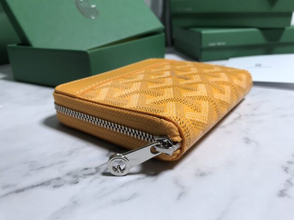 Goyard Short Zipper Clip Wallet - Musturd - Image 3