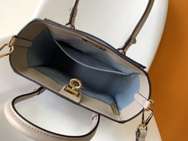 Louis Vuitton Small On My Side Handbag - Gray - Image 2