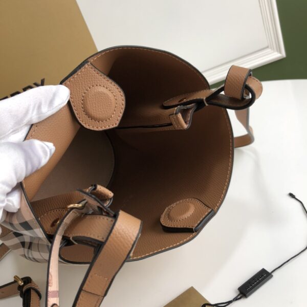 Burberry Lorne Bucket Crossbody Bag - Brown - Image 3
