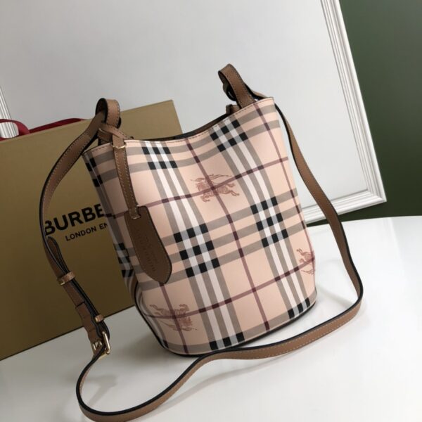 Burberry Lorne Bucket Crossbody Bag - Brown - Image 5
