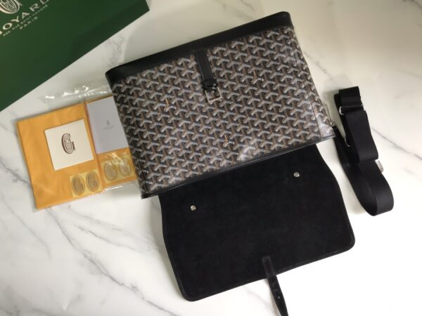 Goyard New Citadin Messenger Bag - Black - Image 3