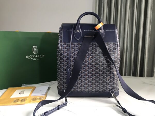 Goyard Alpin Mini Backpack - Dark Blue - Image 4