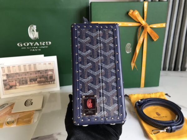 Goyard Grand Hôtel Suitcase Handbag - Dark Blue - Image 3