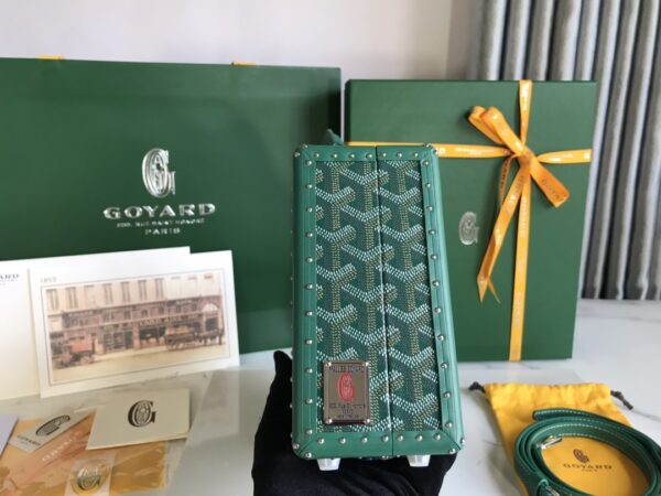 Goyard Grand Hôtel Suitcase Handbag - Green - Image 4