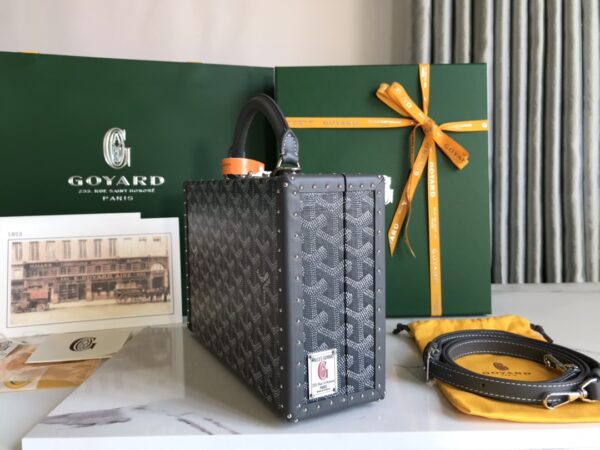 Goyard Grand Hôtel Suitcase Handbag - Black - Image 5