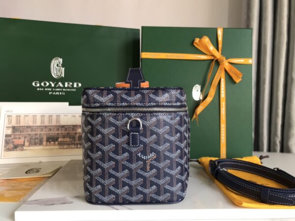 Goyard Muse Cosmetic Bag - Dark Blue - Image 4