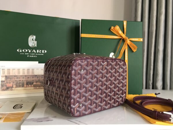 Goyard Muse Cosmetic Bag - Wine Red - Image 3