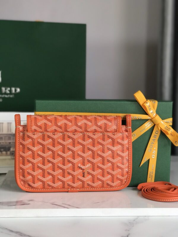 Goyard Plumet Three-Layer Bag - Orange - Image 5