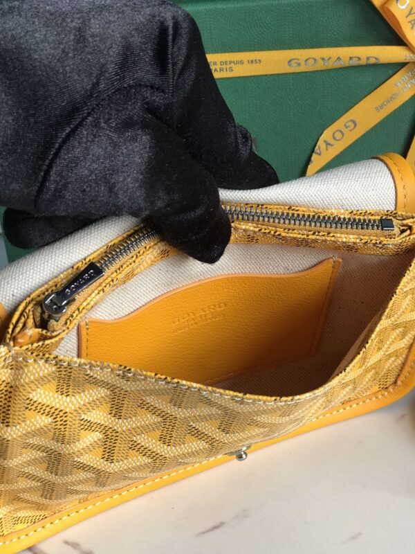 Goyard Plumet Three-Layer Bag - Mustard - Image 3