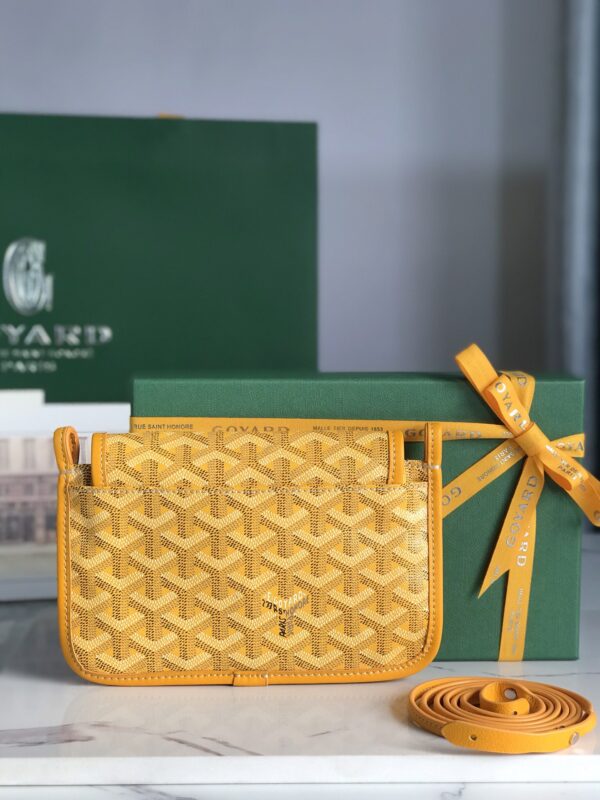 Goyard Plumet Three-Layer Bag - Mustard - Image 5