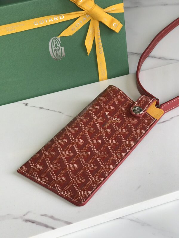 Goyard MontMartre GM Wallet - Red - Image 4