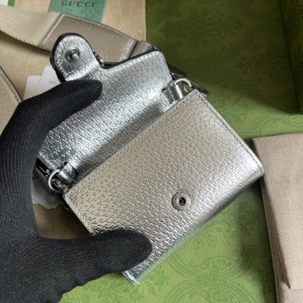 Gucci Dionysus Series Super Mini Handbag - Silver - Image 5