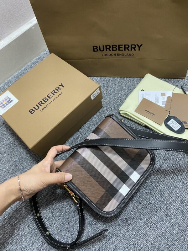 Burberry 'ELIZABETH' Mini Crossbody Bag - Brown - Image 5